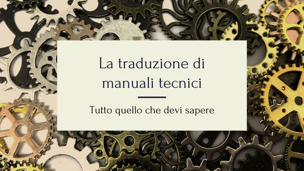 Traduzioni manuali tecnici